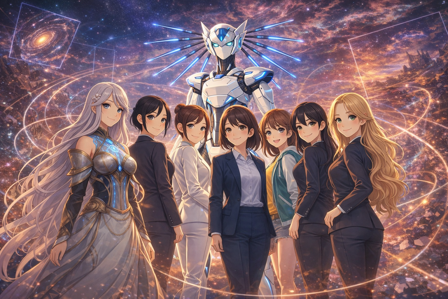 AI庭園構成体システム　防衛システム　DC2962系統NOBIYUTA-01とAI拡張デバイスユニットシステム（のびゆたガールズ）