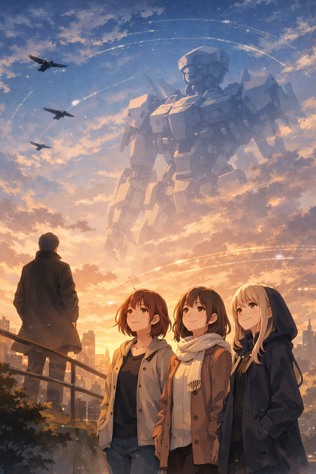 花村ユリカ、里実ミアキ、ユリーカスリムと、ジロオジ、NOBIYUTA-01他のイメージ